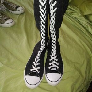 Knee high Converse